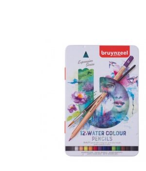 Akvarelinių pieštukų rinkinys (12 spalvų, metalinėje dėžutėje)