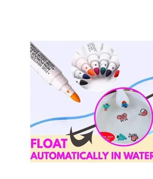 Magiški flomasteriai (piešinėliai plūduriuoja ant vandens)